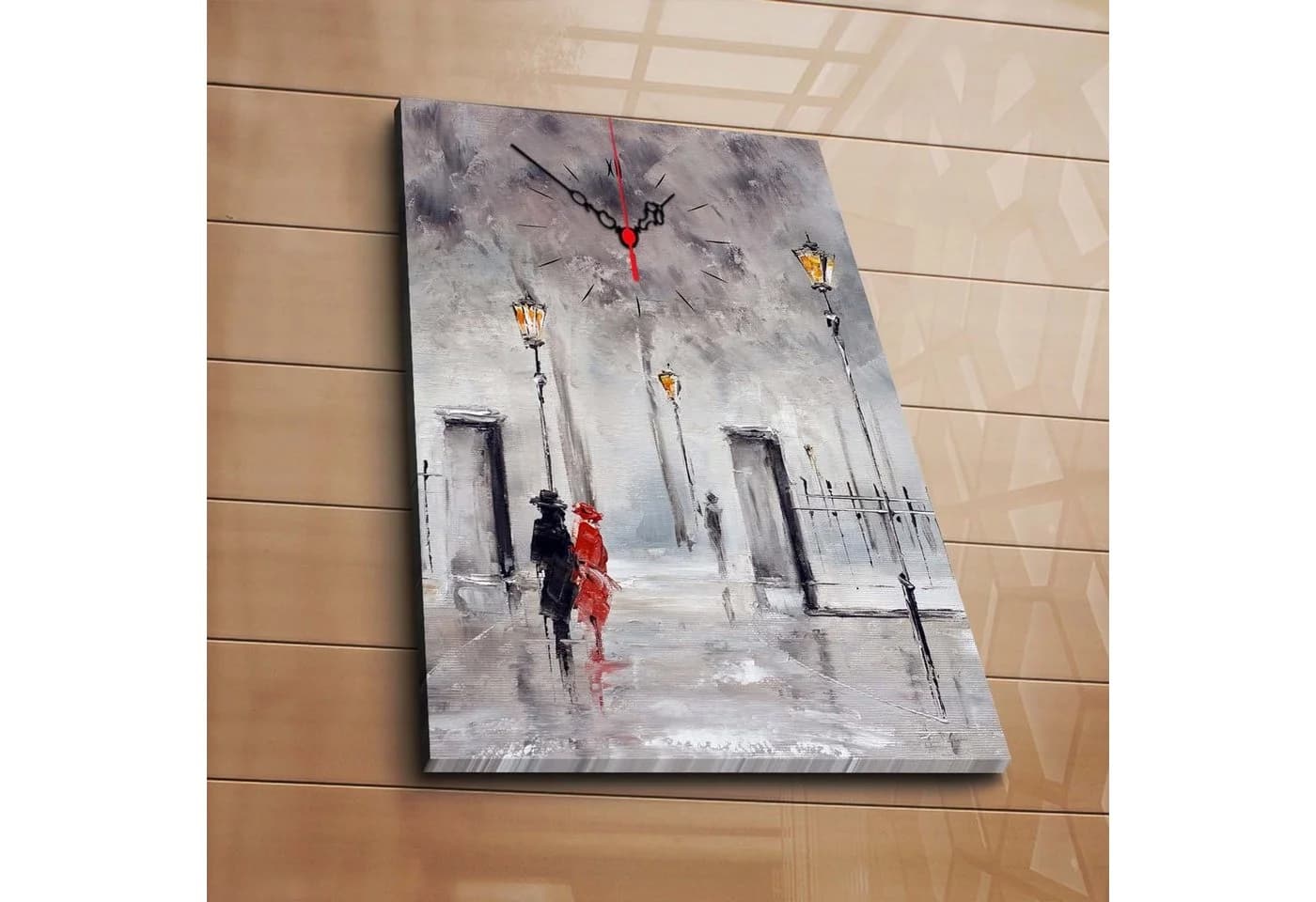 Wallity Wanduhr 100% SUEDE CANVAS 45 x 70 cm - Bild 3