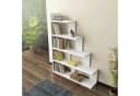 Decorotika Bücherregal ECHO - 5-Ebenen Leiterregal Weiß Bild 3