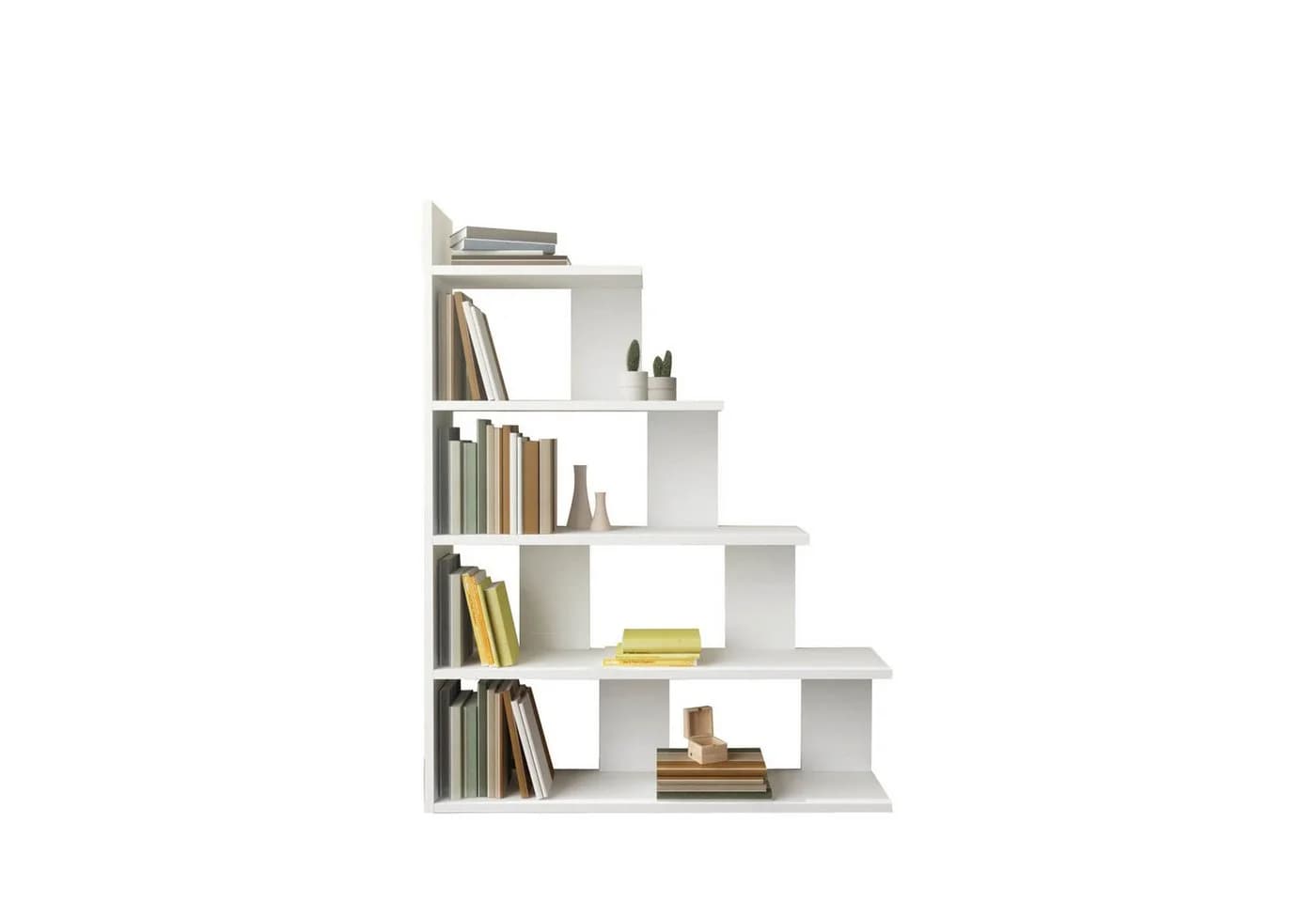 Decorotika Bücherregal ECHO - 5-Ebenen Leiterregal Weiß - Bild 4