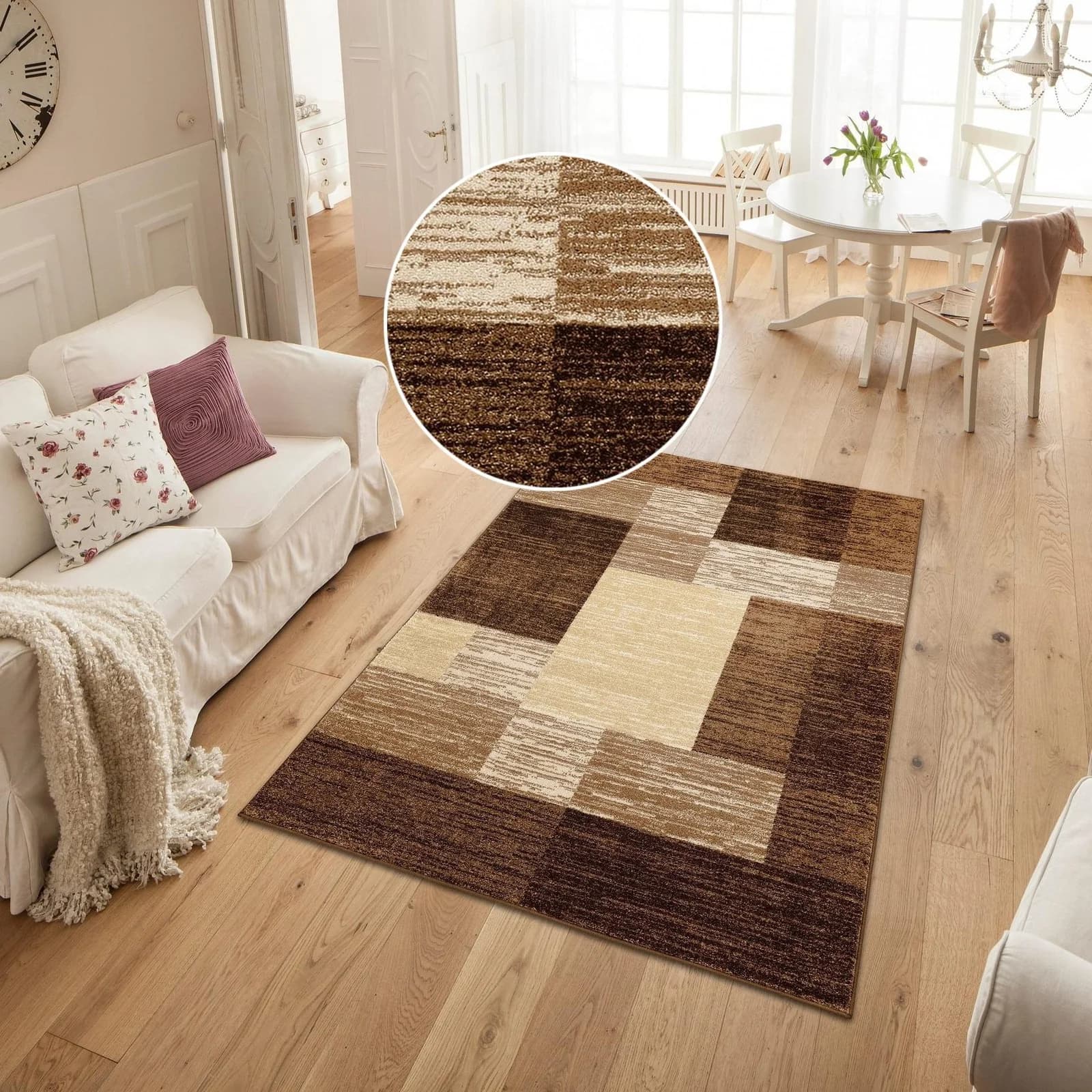 Teppich OTTO HOME Melvin 200x290cm braun Kunstfaser