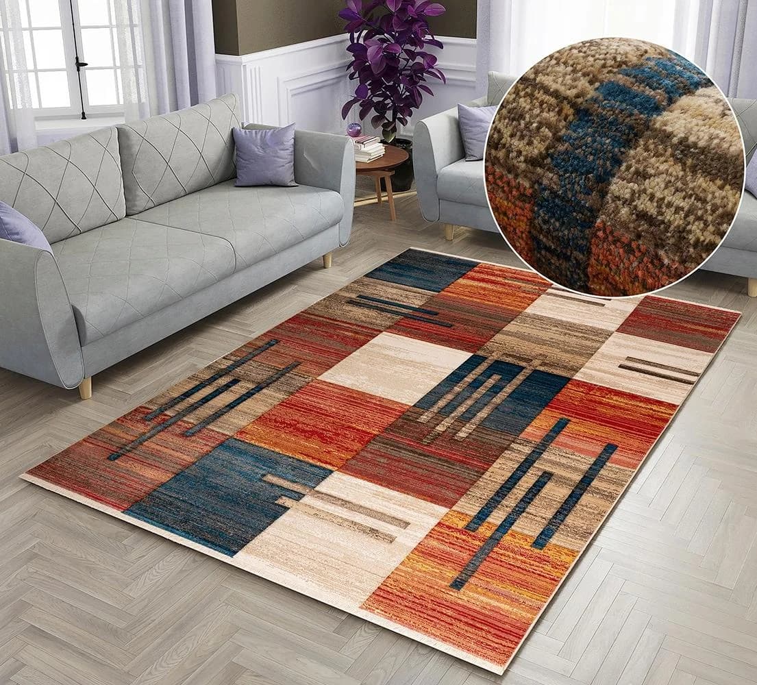Teppich MY HOME Beliz Rost Kunstfaser 3D-Design