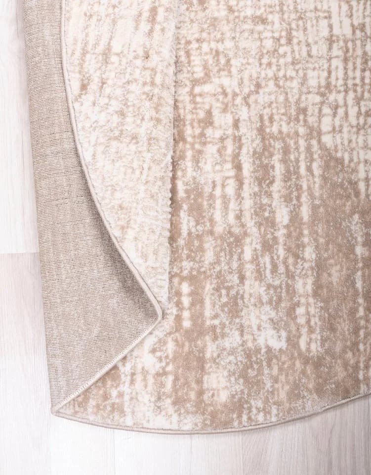 OTTO HOME Teppich Ariano Beige Rund 140cm Hoch-Tief-Struktur - Bild 4