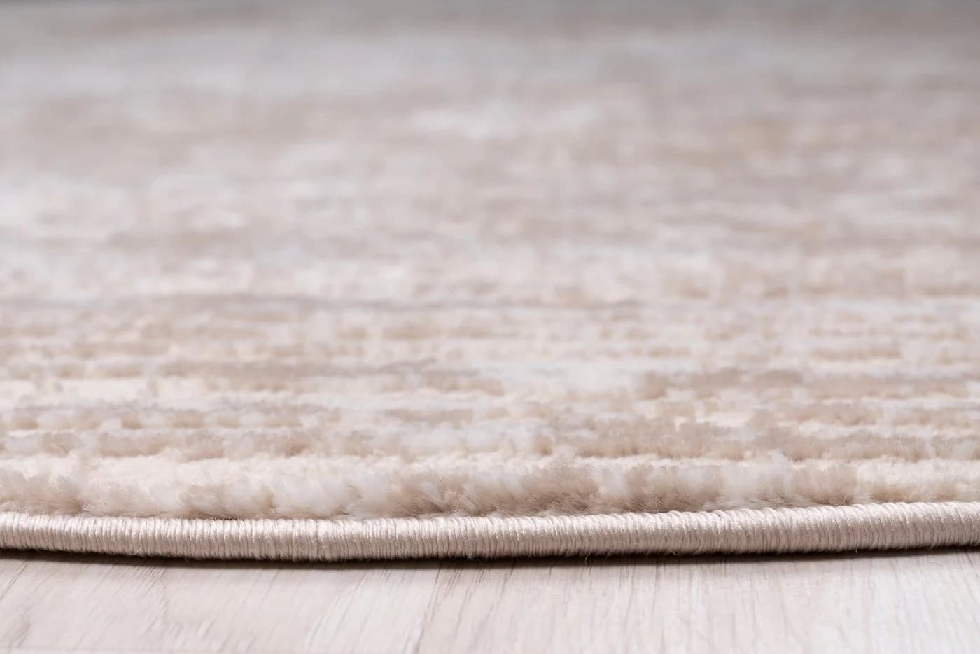 OTTO HOME Teppich Ariano Beige Rund 140cm Hoch-Tief-Struktur - Bild 5