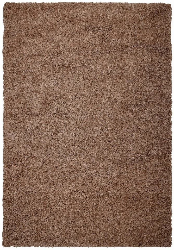 Hochflor-Teppich MY HOME "Viva" Braunmelange 120x180 cm Kunstfaser