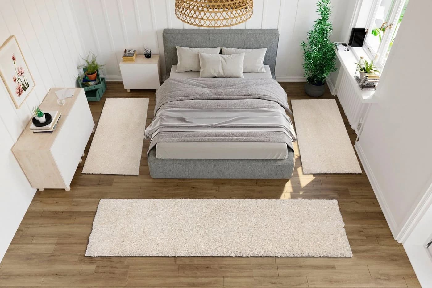 Bruno Banani Bettumrandung Shaggy Soft Beige U-förmig - Bild 4