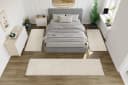 OTTO HOME Bettumrandung Viva 3-tlg. Beige Hochflor Bild 4