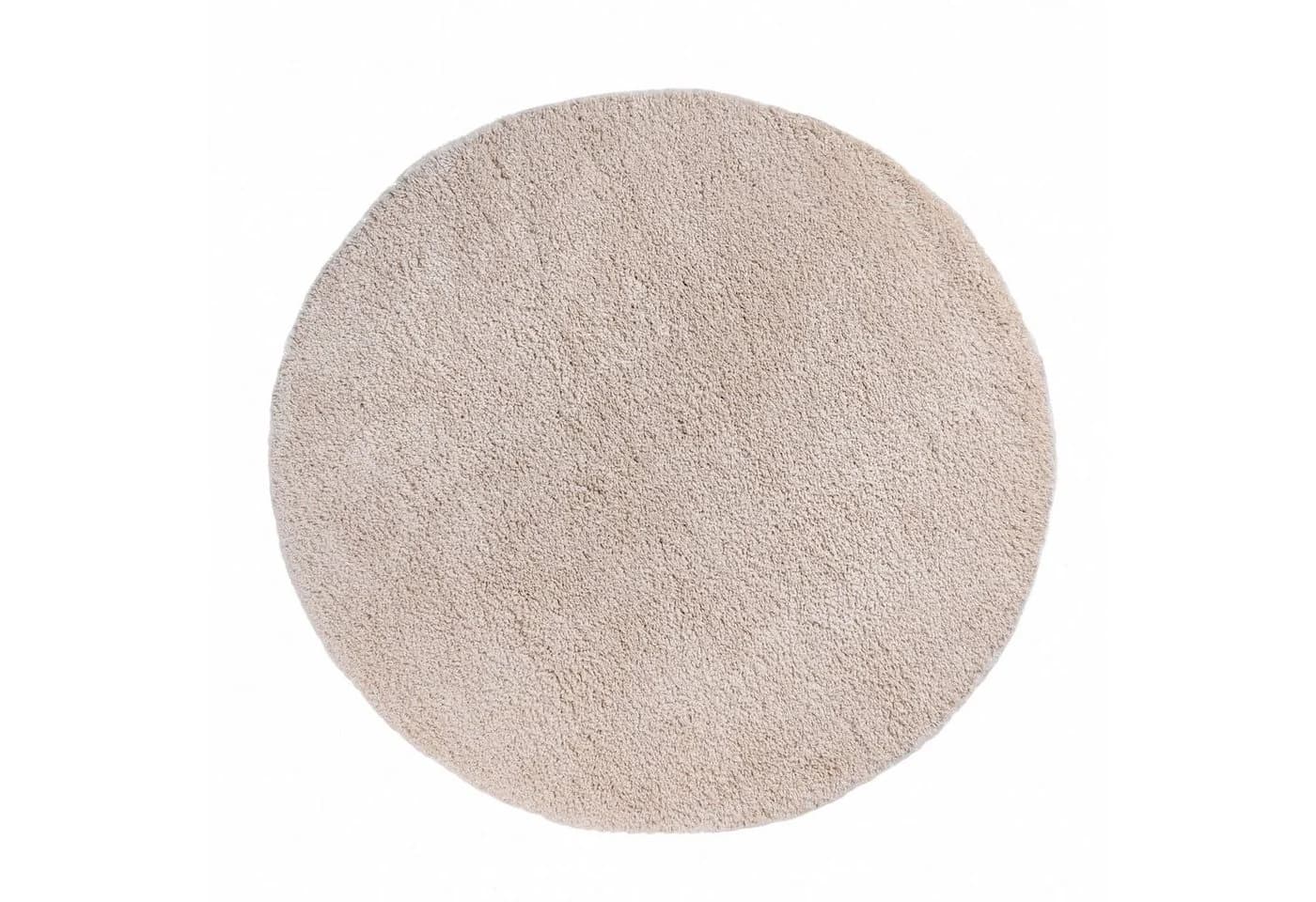 Teppich OTTO HOME Viva rund Beige Hochflor 140cm