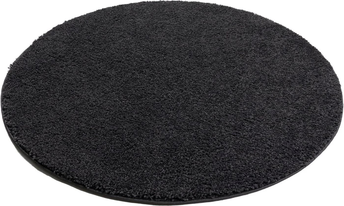 OTTO HOME Teppich Viva rund Grau 140 cm Hochflor - Bild 3