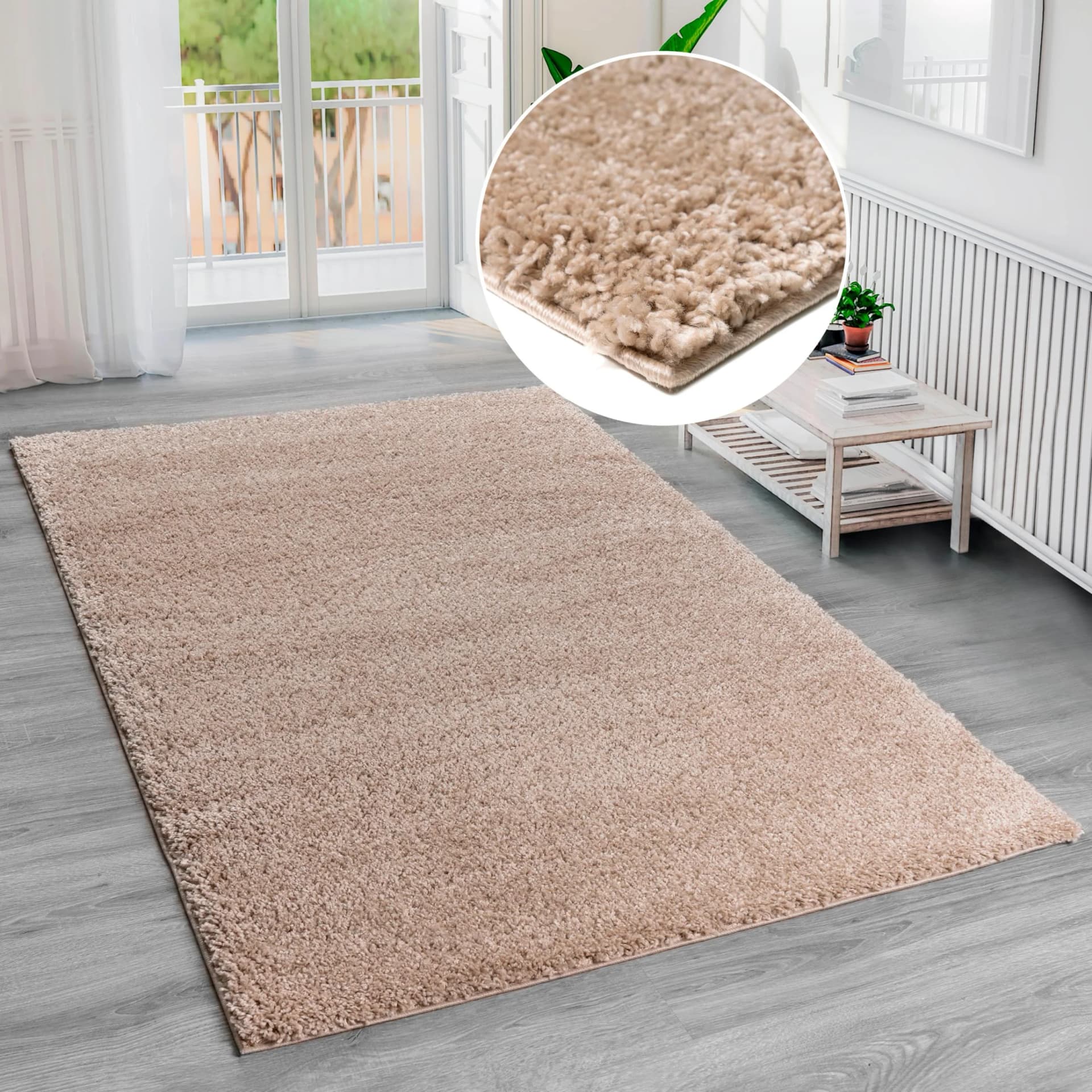 Hochflor-Teppich Bruno Banani Shaggy Soft Beige