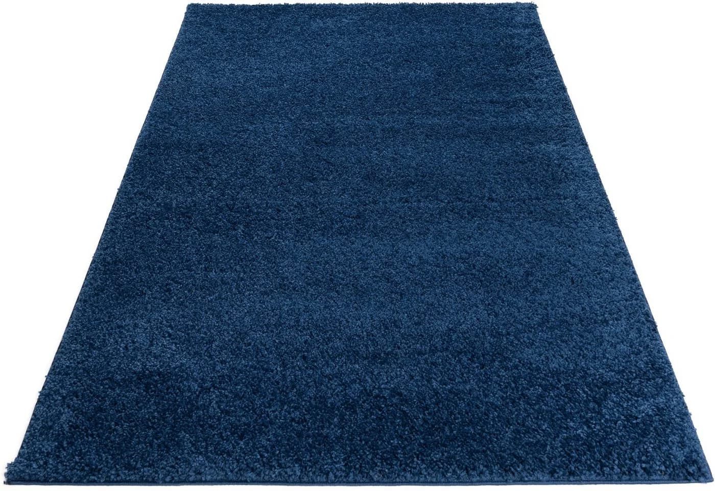 Hochflor-Teppich Shaggy 30 Blau Kunstfaser my home