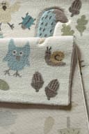SIGIKID Kinderteppich Forest Beige Blau Waldtiere Motiv Bild 4