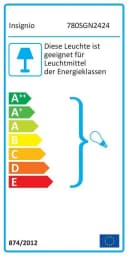Opviq Stehlampe 38 x 140 cm, Skandinavisches Design, Eiche-Optik, Weißer Stoffschirm Bild 5