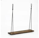 Skye Decor Wandregal 100% Fichtenholz Walnuss Modern Rustikal Bild 2