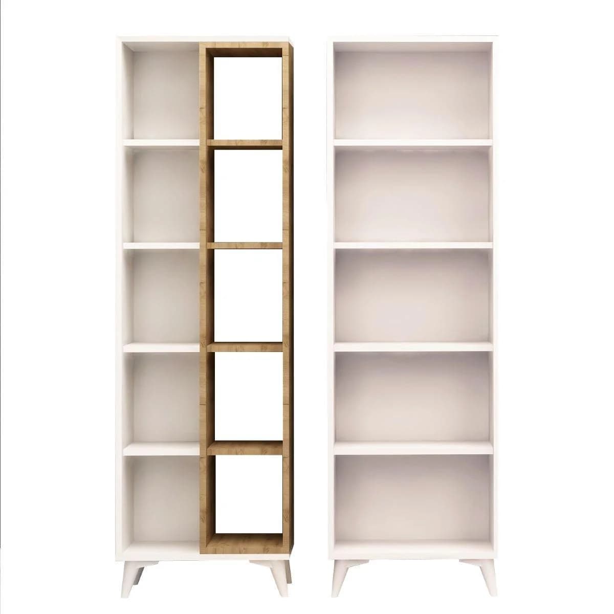 Potenza Regal 15 Eichen-Optik Weiß H162 cm