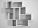 Skye Decor Wandregal Weiß Modern Melaminbeschichtet Bild 5