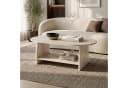 Skye Decor Couchtisch Rafel Beige Japandi Stauraum Bild 1