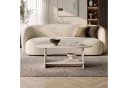 Skye Decor Couchtisch Rafel Beige Japandi Stauraum Bild 3