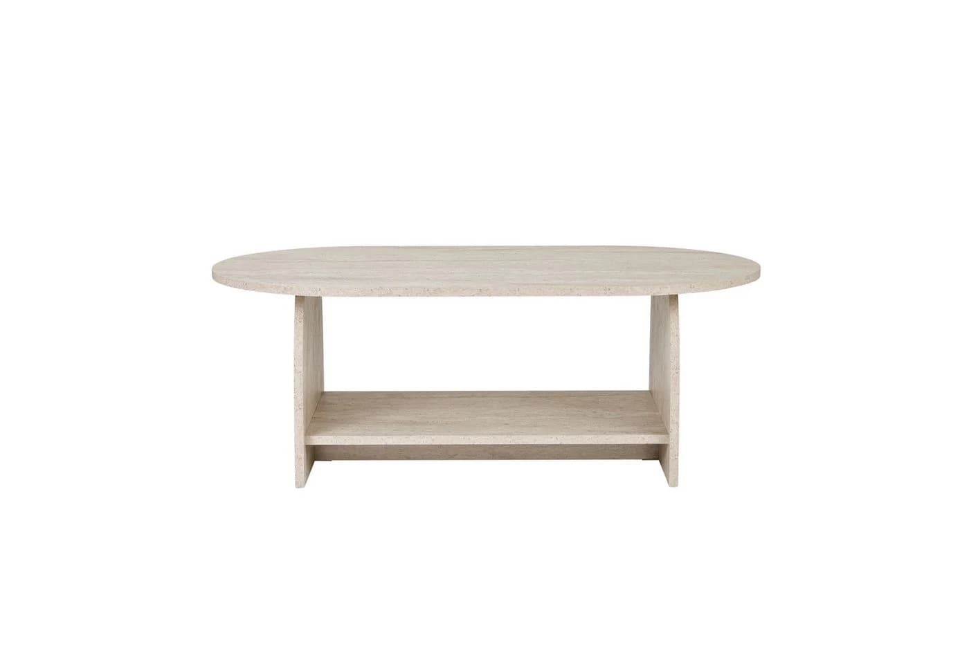 Skye Decor Couchtisch Rafel Beige Japandi Stauraum - Bild 4