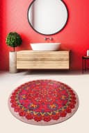 L'Essentiel Maison Badematte 100% Polyester Rund 100 cm Bild 1