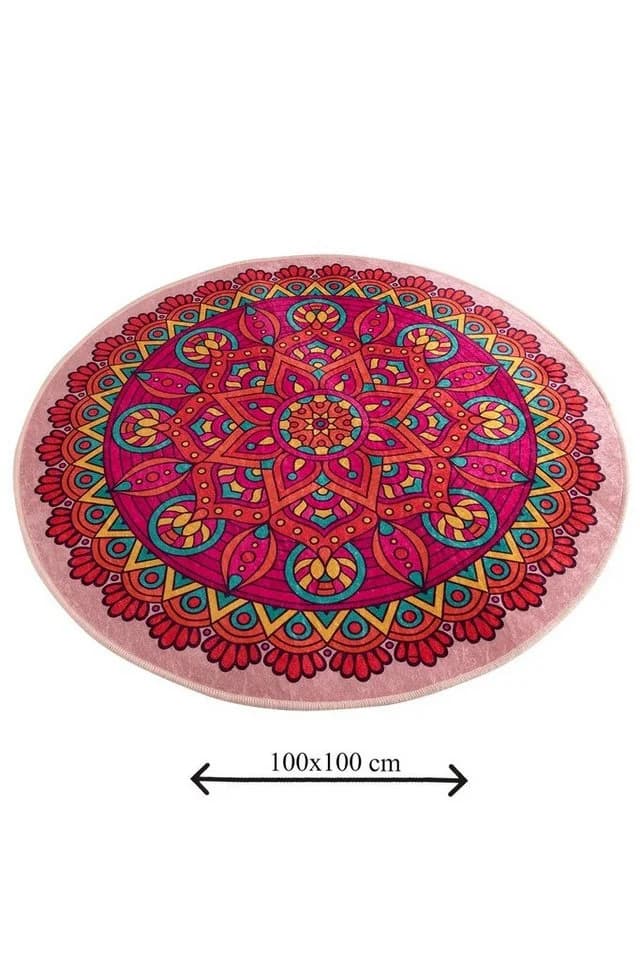L'Essentiel Maison Badematte 100% Polyester Rund 100 cm - Bild 3