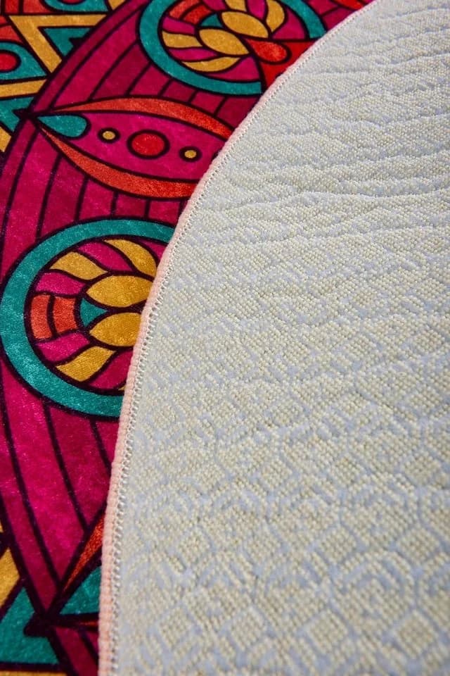 L'Essentiel Maison Badematte 100% Polyester Rund 100 cm - Bild 4