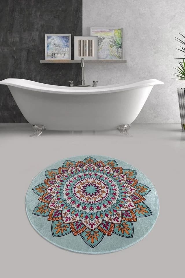 L'Essentiel Maison Badematte 100% Polyester 100 cm Rutschfest - Bild 3