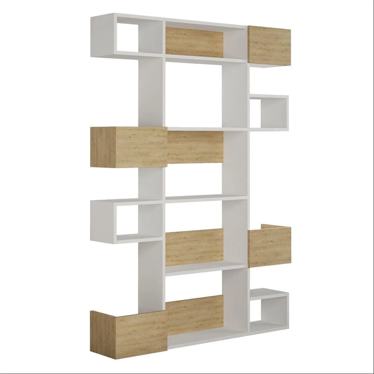 Niho Regal 9 Fächer Eichenfarben Holz 120 cm