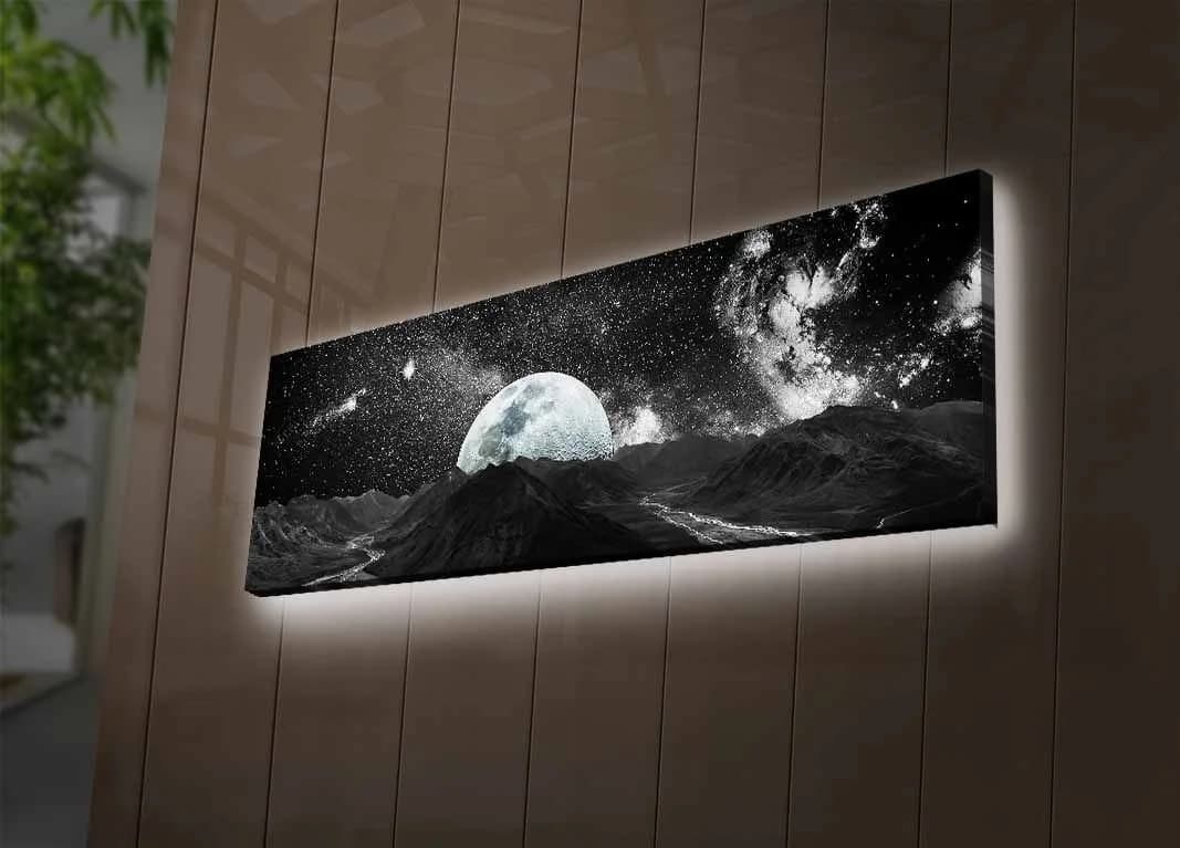 Wallity LED-Leinwandbild 100% Wildleder mit Beleuchtung - Bild 2