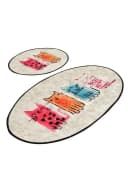 L'Essentiel Maison Badematten-Set 100% Polyester 10 mm Bild 2