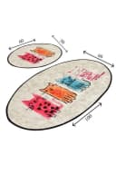 L'Essentiel Maison Badematten-Set 100% Polyester 10 mm Bild 3