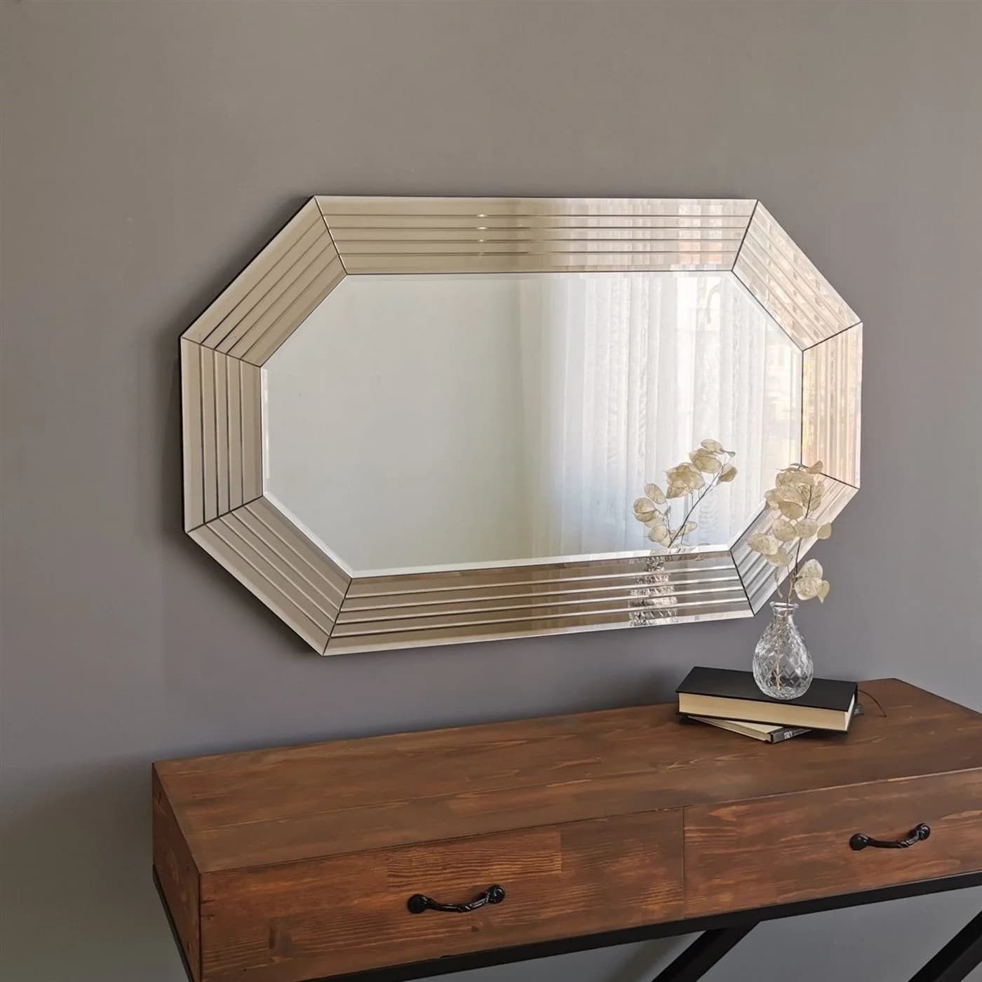 Skye Decor Wandspiegel Bronze 100% MDF Modern - Bild 3