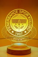 Geschenkelampe LED Nachttischlampe Fenerbahce 3D Nachtlicht 7 Farben Bild 1
