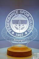 Geschenkelampe LED Nachttischlampe Fenerbahce 3D Nachtlicht 7 Farben Bild 3