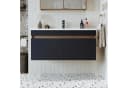 Roomart Badmöbel-Set ATRIA Waschtisch 100 cm mit Keramik-Einbaubecken Bild 1