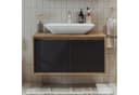 Roomart Badmöbel-Set ATLANTIC 85 cm mit Keramik-Aufsatzbecken Bild 1