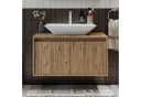Roomart Badmöbel-Set ATLANTIC 85 cm mit Keramik-Aufsatzbecken Bild 1