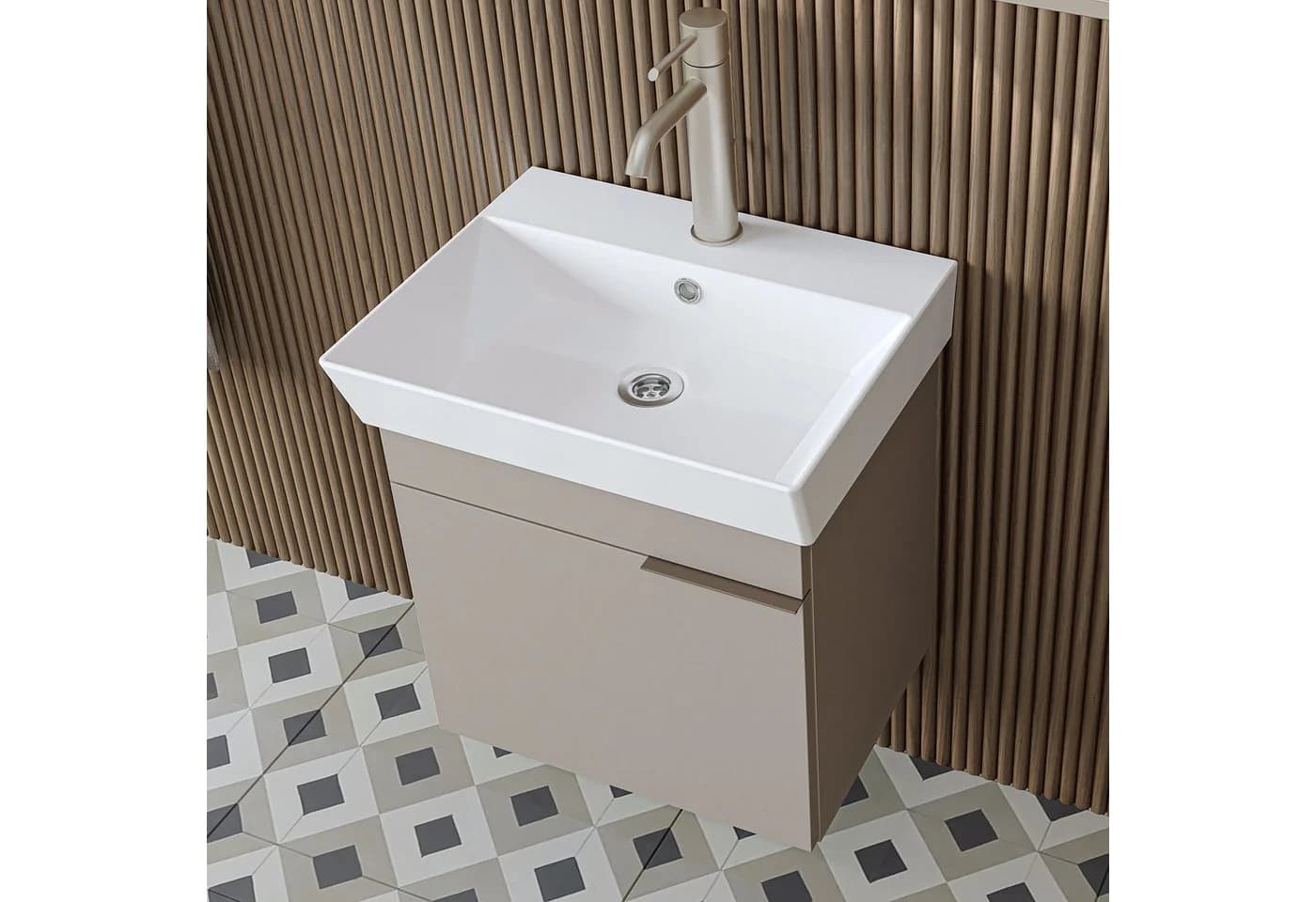 Roomart Badmöbel Set mit Keramik-Waschbecken 50 cm - Bild 2