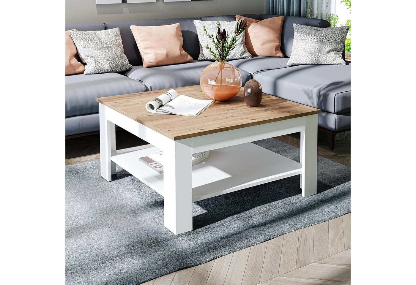 Roomart Couchtisch HELSINKI mit Ablageboden Modern - Bild 2