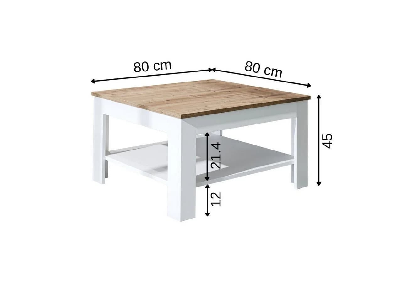 Roomart Couchtisch HELSINKI mit Ablageboden Modern - Bild 5