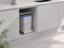 Roomart Einbaumülleimer 24L ausziehbar grau/schwarz Bild 1