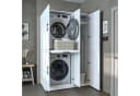 Roomart Waschmaschinenumbauschrank DORA 115 cm mit Hochschrank Soft-Close Bild 2