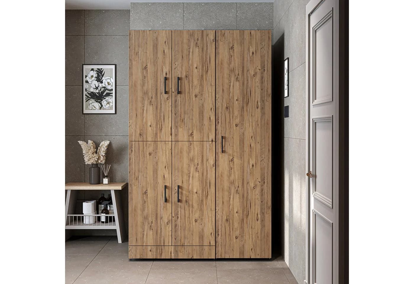 Roomart Waschmaschinenumbauschrank DORA Soft-Close Hochschrank - Bild 3