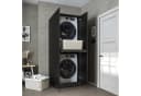 Roomart DORA Waschmaschinenschrank Schwarz-Eiche Soft-Close Bild 2