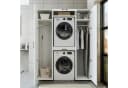 Roomart Waschmaschinenschrank Set 157 cm Weiß mit Soft-Close Bild 5