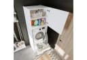 Roomart Waschmaschinenschrank 67 cm Weiß mit Soft-Close Bild 4