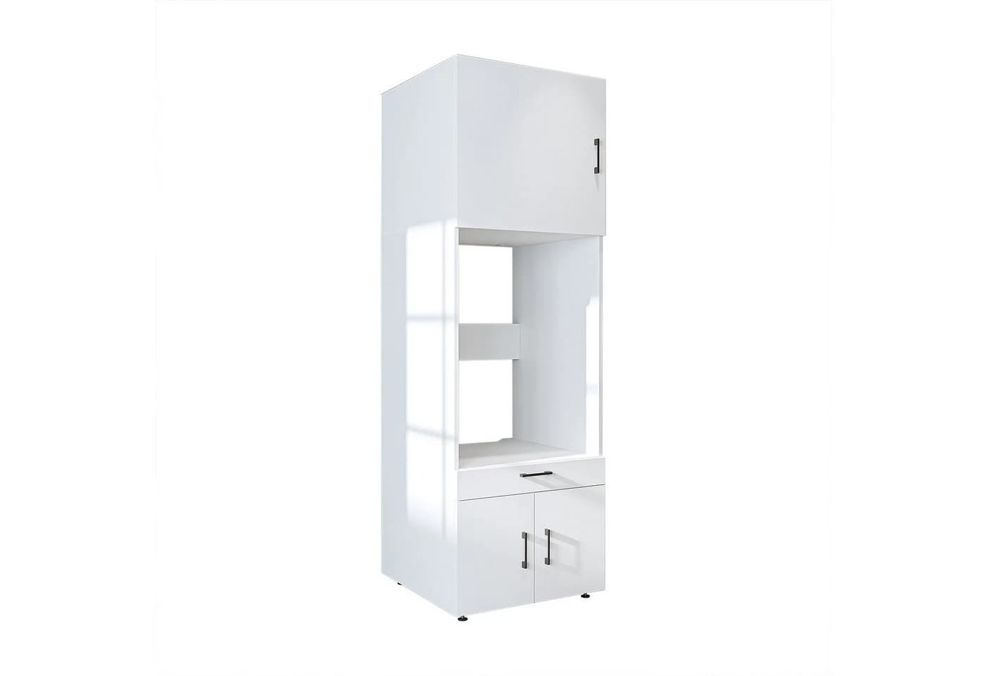 Roomart Waschmaschinenschrank 67 cm Weiß mit Soft-Close - Bild 5