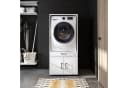 Roomart Waschmaschinenschrank 67 cm mit Ausziehbrett und Soft-Close Bild 3