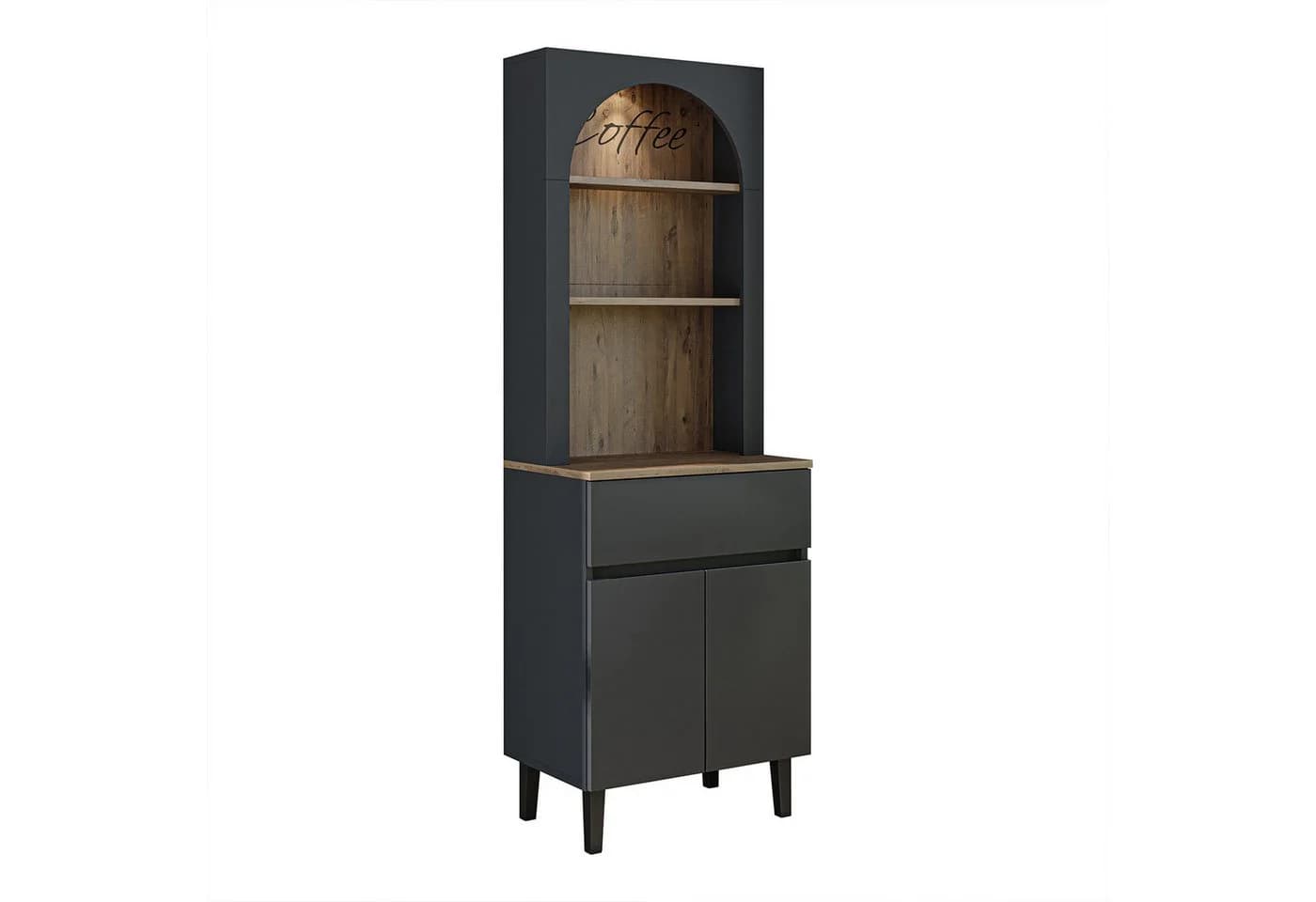 Roomart VENEDIK Küchenschrank 60 cm mit LED-Nische und Schublade - Bild 5
