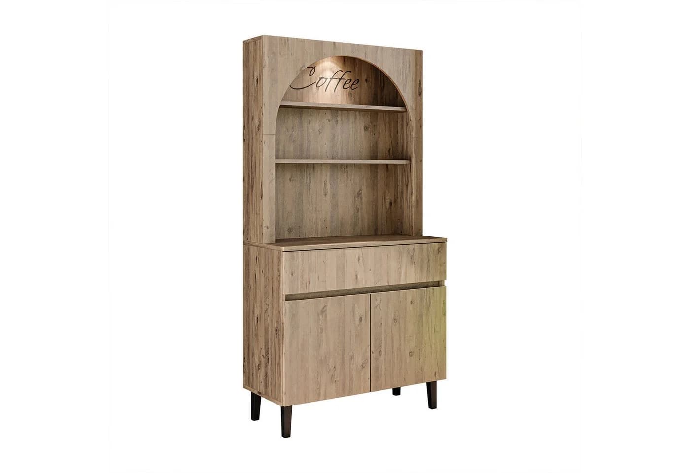 Roomart Küchenregal VENEDIK 90 cm mit Nische und Schublade - Bild 5