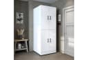 Roomart DORA Waschmaschinenschrank 70 cm Soft-Close Weiß Bild 1